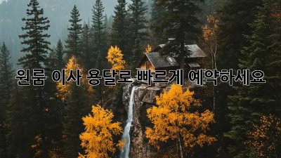 원룸 이사? 용달로 빠르게 예약하세요!